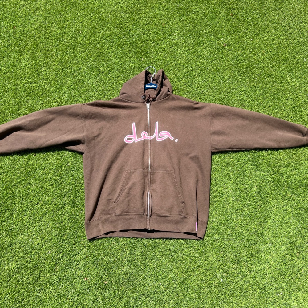Brown sugar Dela zip up Front/Back
